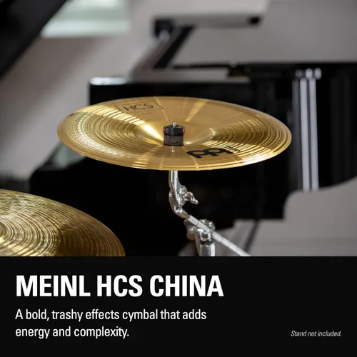 Miniatura 3 de Meinl Platillo China de 16" - Latón con acabado tradicional HCS para batería, fabricado en Alemania (HCS16CH)