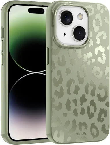 Miniatura 39 de SCORPIFY Funda para iPhone 14 [compatible con MagSafe] con diseño de mármol azul fantasía, bonita funda magnética para teléfono para mujeres, niñas