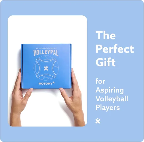 Miniatura 6 de Ayuda para equipo de entrenamiento de voleibol MOTOMY™ ‘VolleyPal’ – Entrenador de rebote en solitario para saque, pico, colocación y pase; Equipo