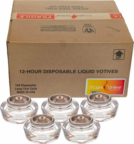 Miniatura 13 de D'light Online HD8-90 Cera líquida desechable transparente de 8 horas de vela líquida de celda de combustible, cartucho de vela de aceite líquido