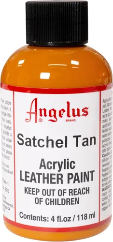 Miniatura 53 de Angelus - Pintura acrílica para cuero, 4 Fl Oz, color blanco - Pintura para cuero profesional flexible, resistente a grietas, arañazos