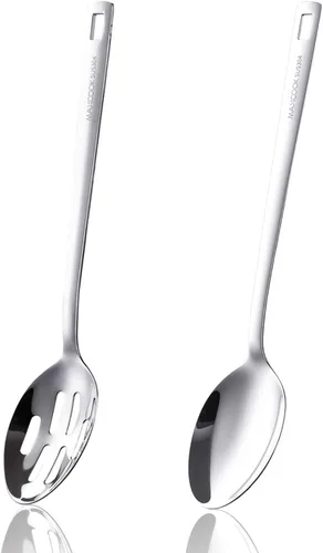 Miniatura 8 de Juego de utensilios de cocina de 5 piezas, juego de utensilios de cocina de acero inoxidable 18/8 con soporte giratorio (apto para lavavajillas)