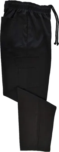 Miniatura 6 de Natural Uniforms Pantalones cargo de chef clásicos de 6 bolsillos con paquete múltiple disponibles