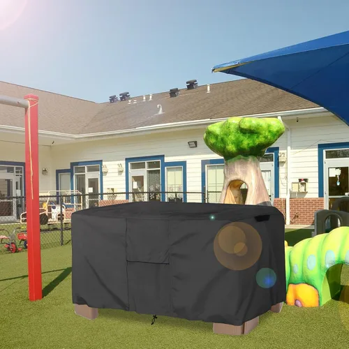 Miniatura 6 de Cubierta de mesa de arena para niños, impermeable, prevención de defoliaciones, anti-UV