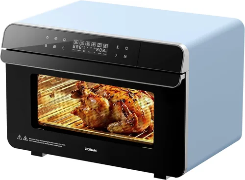 ROBAM Horno combinado con freidora de aire tostadora, horno de vapor de encimera 14 en 1 con convección de vapor para asar y hornear, cocción