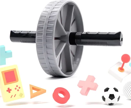Miniatura 2 de Rueda Abdominal Core Entrenamiento Rodillo de entrenamiento muscular abdominal Equipo de fitness para entrenamiento efectivo de núcleo PP, tubo