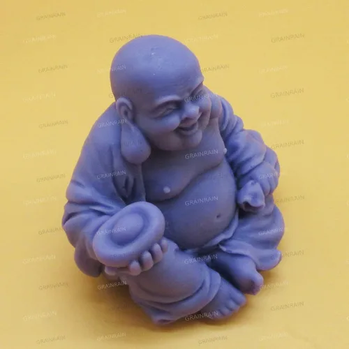 Miniatura 2 de GRAINRAIN Artcraft 12057 - Molde de silicona para fabricación de velas de Buda, hecho a mano, proceso frío, derretido y vertido de jabón (12057)