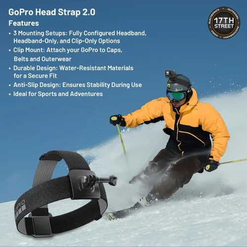 Miniatura 4 de GoPro Hero13 Black - Cámara de acción impermeable negra de 27 MP - Paquete de accesorios especiales Video Ultra HD 5.3K60 con empuñadura, 2