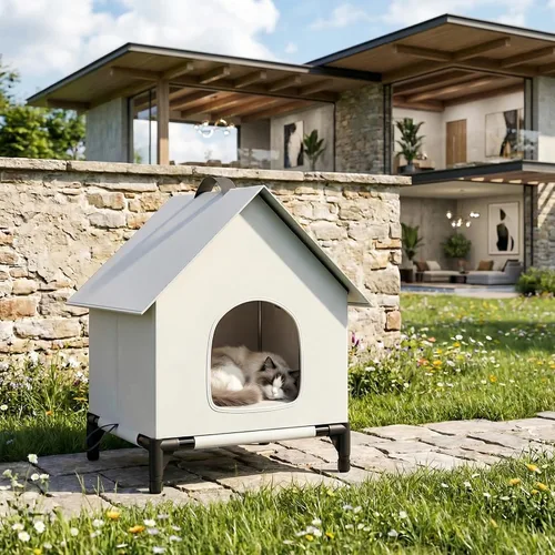 Miniatura 7 de Casa para gatos (XL, Frío)