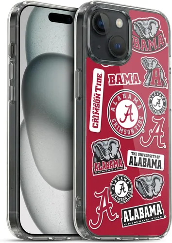 Miniatura 292 de Head Case Designs Funda de gel suave con licencia oficial de la Universidad de Alabama UA Collage compatible con Apple iPhone 13 Pro Max