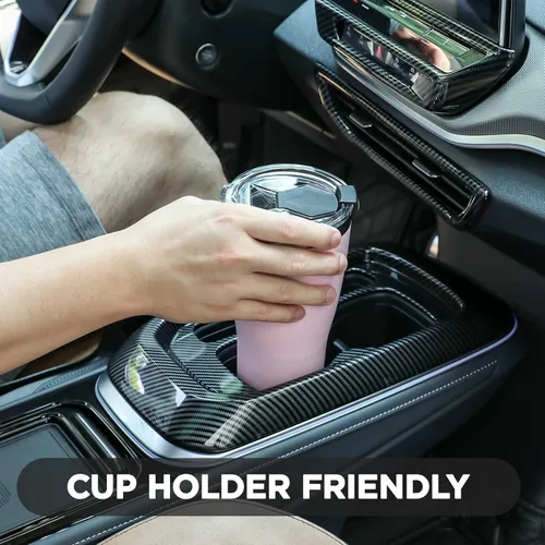 Miniatura 2 de HAUSHOF - Vaso de 30 onzas de acero inoxidable con aislamiento al vacío, taza de café, vaso de viaje de doble pared con tapa, perfecto para bebidas
