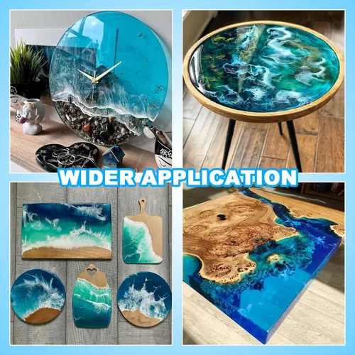 Miniatura 6 de Resina epoxi – Kit de resina de 32 onzas, kit de resina epoxi transparente, sin amarillamiento y sin burbujas para arte, manualidades, joyería