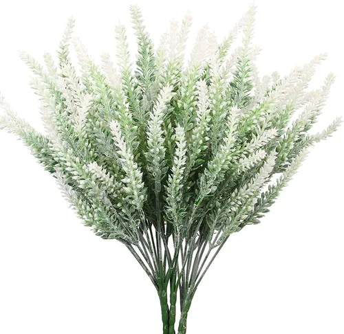 Miniatura 9 de Flores artificiales de plástico para el aliento del bebé, gypsophila falsa para interiores y exteriores, corona de niña, ramo de novia, hogar