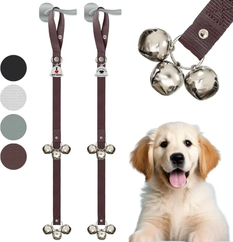 Caldwell's Pet Supply Co. Campanas para orinal para perros, campanas para puerta de perro, campanas para salir al exterior, campana de entrenamiento