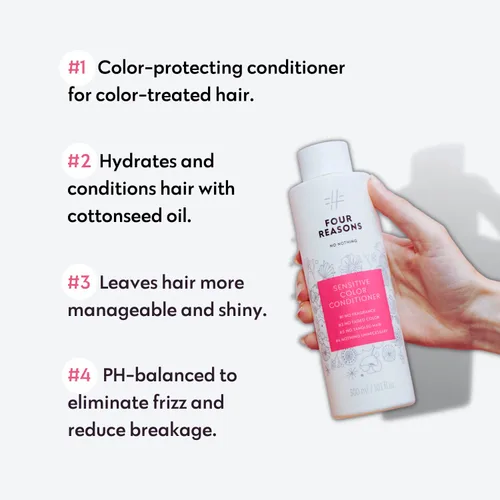 Miniatura 2 de No nothing Acondicionador de color para cabello teñido – Acondicionador hidratante seguro para el color – Sin fragancia, hipoalergénico