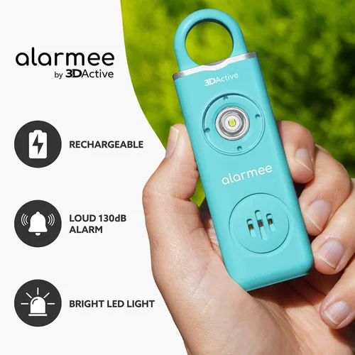 Miniatura 2 de 3DActive Alarmee - Alarma de seguridad personal para mujeres, niños, adolescentes y personas mayores, alarma de emergencia de 130 dB, dispositivo