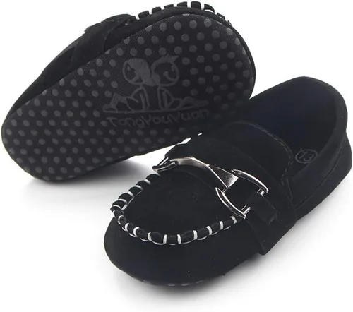 Miniatura 3 de Zapatos Oxford de piel sintética para niños y niñas, adecuados para gatear, vestido de boda, fiestas de cumpleaños y cualquier ocasión
