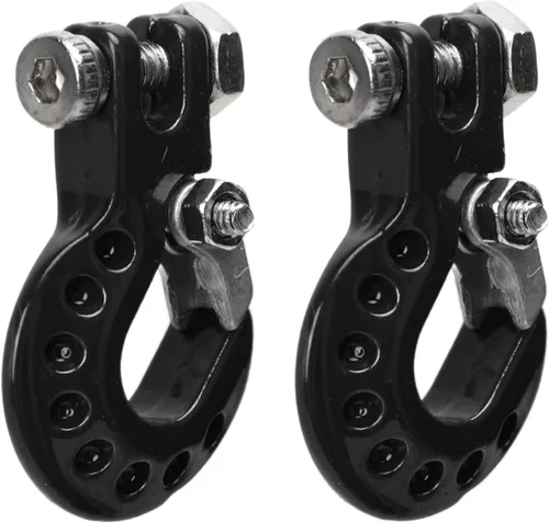 Miniatura 9 de 2 ganchos de remolque de cabrestante RC - Gancho de remolque de aleación de aluminio para escalada de automóvil para camión oruga escala 1/10 SCX10
