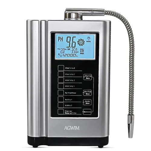 Máquina Ionizadora de Agua Alcalina 729, Filtro Integrado, Produce Agua con pH 4-10.5, 7 Ajustes de Agua, Hasta -570mV ORP, 8000L por Filtro, Plata