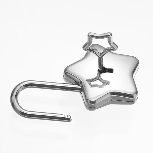 Miniatura 6 de Mabor - Cerraduras pequeñas con llaves, 2 candados pequeños en forma de estrella con llaves para diario, libro, joyero, bolso, bolso, equipaje, caja