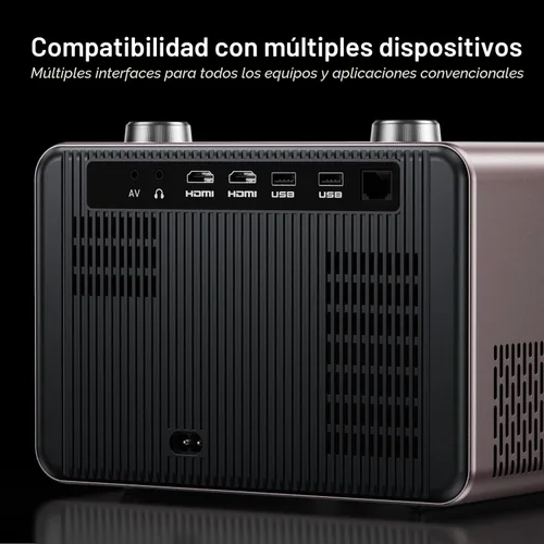 Miniatura 7 de Proyector inteligente Full HD de 2000 lúmenes ANSI, aplicación de transmisión integrada, proyector de películas HAPPRUN Native 1080P con enfoque
