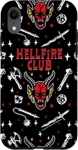 Miniatura 24 de Funda con patrón Hellfire Club de Stranger Things para iPhone 11 Pro Max