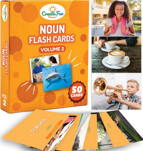Miniatura 11 de 50 Tarjetas de sustantivos, tarjetas fotográficas educativas divertidas para construir vocabulario para niños, educación en casa, adultos, personas