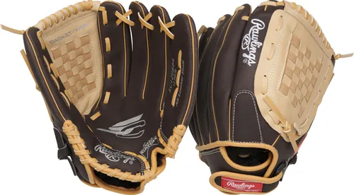 Miniatura 14 de Rawlings Guante de béisbol y sóftbol Sure Catch Modelos de T-Ball, para jóvenes y adultos recreativos Múltiples tallas y estilos