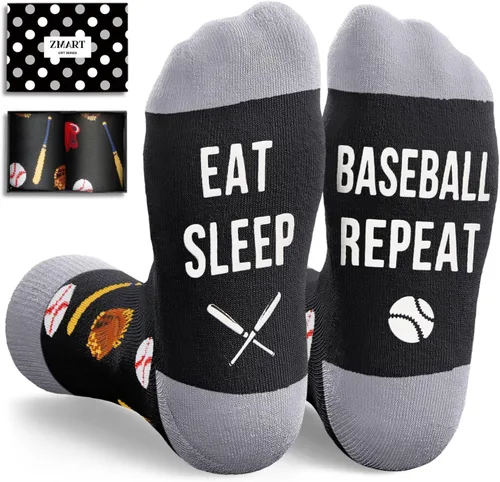 Zmart Gifts for Sports Lovers - Running Yoga Dance Skater Fishing Gifts, Funny Socks