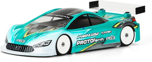 Miniatura 3 de Pro-line Racing PROTOform 1/10 P63 X-Lite 0.016 in Cuerpo transparente para 7.480 in TC PRM158015 Carrocerías de coche/camión Alas y calcomanías
