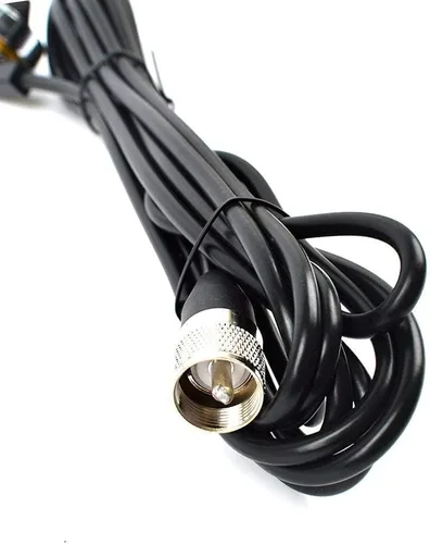Miniatura 7 de HYS NMO 2M VHF-Band Amateur Trunk/Hole Mount 136-174Mhz Antenas con agujero de soporte en L de acero inoxidable y cable coaxial RG-58 de 13