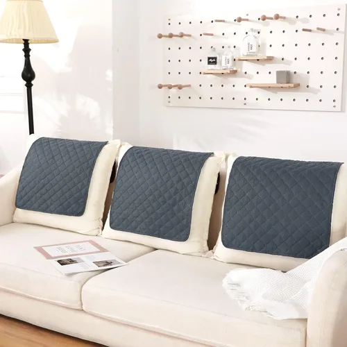 Miniatura 8 de Moukeren Protector de reposacabezas reclinable, 3 piezas, para silla reclinable, fundas de sofá, silla, protector de cabeza para muebles de sofá