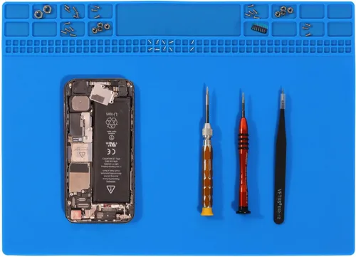 Tapete de soldadura de silicona de alta calidad, resistente al calor, 932 °F, tapete de soldadura magnética para teléfono celular, reparación de