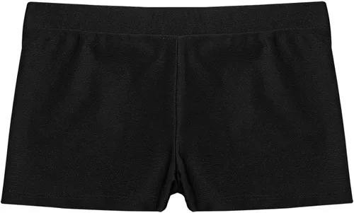 Miniatura 5 de Hedmy Pantalones cortos de gimnasia atléticos elásticos para niñas pequeñas