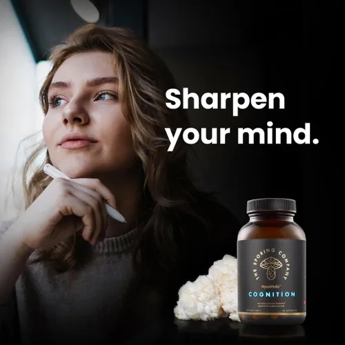 Miniatura 4 de Mycoveda Cognition Lions Mane Hongo, Bacopa Monnieri Suplemento natural para una mejor cognición y concentración