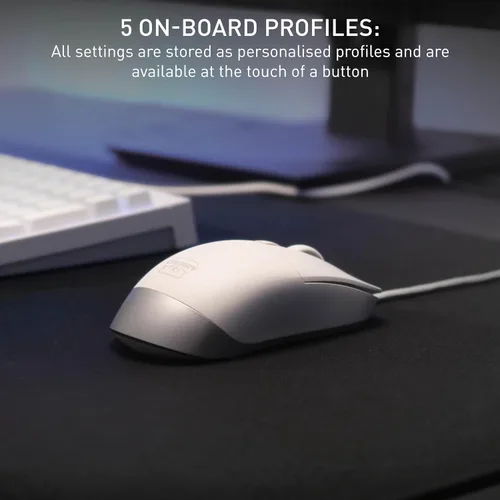 Miniatura 5 de M50 Mouse de Juegos con Cable (Con Cable, Blanco)