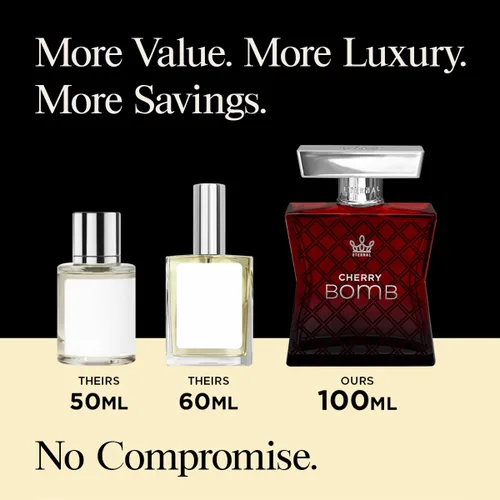 Miniatura 3 de Eternal Fragrance - Eternal Cherry Bomb - Inspirado en el perfume de cereza de lujo perdido - 3.4 oz (100ml) - Eau de Parfum - De larga duración