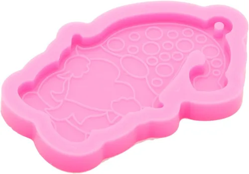Miniatura 4 de Molde de llavero de hombre de dibujos animados súper brillante, moldes de resina de silicona para colgante de hombre encantador, molde de resina