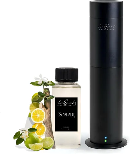 Kit Inicial de Difusor de Aroma para Hasta 1000 Pies Cuadrados de Cobertura - 120ML de Aceite Esencial Sin Agua Incluido - Difusor de Aroma de Lujo