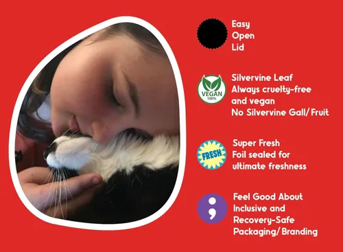 Miniatura 4 de Fiend Catnip + Silvervine para gatos y gatitos Paquete de rescate a granel de 1 ½ taza (1.34 oz) - Mezcla de pezón fina de alta calidad para gatos
