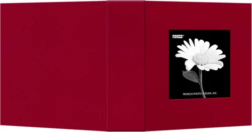 Miniatura 3 de Pioneer 100 - Álbum de fotos con marco de tela de bolsillo, color rojo manzana