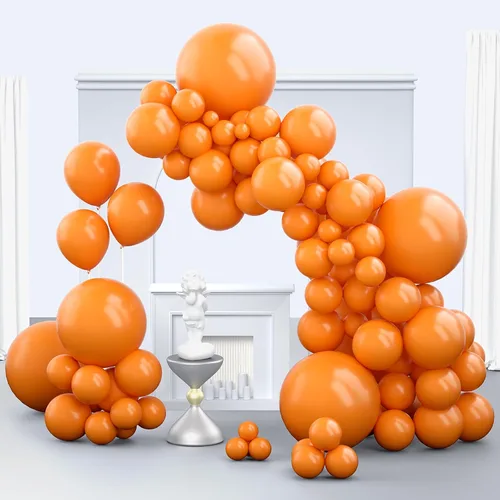 Miniatura 39 de Globos color beige, 150 unidades de diferentes tamaños, paquete de globos de 18 pulgadas, 12 pulgadas, 10 pulgadas, 5 pulgadas, color marfil crema
