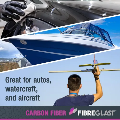 Miniatura 4 de Fibre Glast Tapete de tela de fibra de carbono, tela de grafito aerodinámico ligero de alta resistencia para automóviles, aeroespaciales