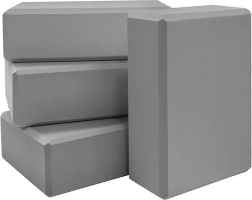 Miniatura 7 de Yoga Blocks 4 Pack - Premium 3x6x9 IN EVA Foam Bricks for Pilates Workout, Stretching, Meditation Non-slip and Lightweight Yoga Bricks for