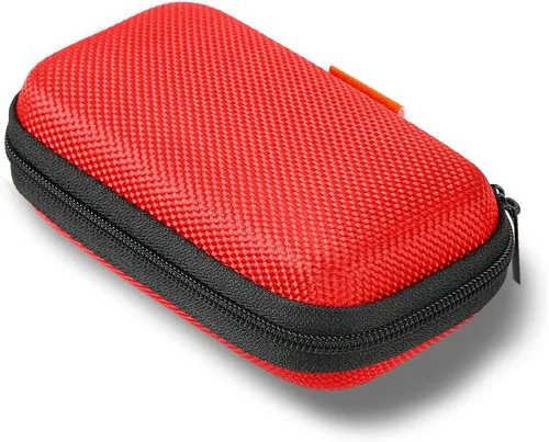 Miniatura 9 de Funda Rectangular Pequeña Rígida de EVA - Funda Portátil de Protección para Auriculares con Cremallera para Auriculares, Audífonos, Unidad Flash