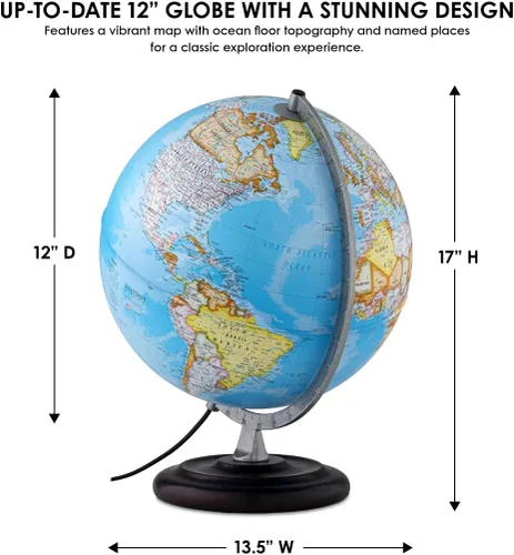 Miniatura 3 de Waypoint Geographic Globo iluminado Mariner