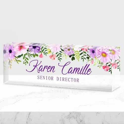 Miniatura 29 de Placa de nombre de oficina personalizada para escritorio, placa de nombre, regalos personalizados para compañeros de trabajo, jefe, profesor
