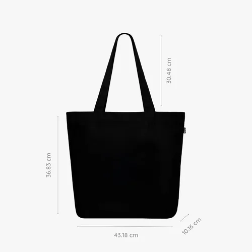 Miniatura 107 de Ecoright Bolsa de lona estética para mujer, bolsa grande con cremallera y bolsillo, bolsa de mano para mujer, para yoga, trabajo, playa