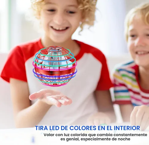 Miniatura 4 de AMERFIST Juguete de Pelota Orbe Volador 2025, Globo Cósmico Boomerang Pelota Flotante Spinner Fidget Galáctico, Órbita de Dron Manual, Juguetes Rojo