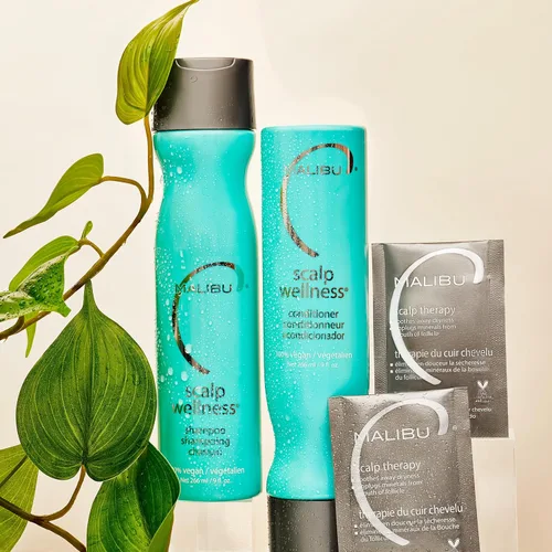 Miniatura 2 de Malibu C Scalp Wellness Collection - Set nutritivo para el cuidado del cabello del cuero cabelludo seco - Contiene remedio para el cuero cabelludo